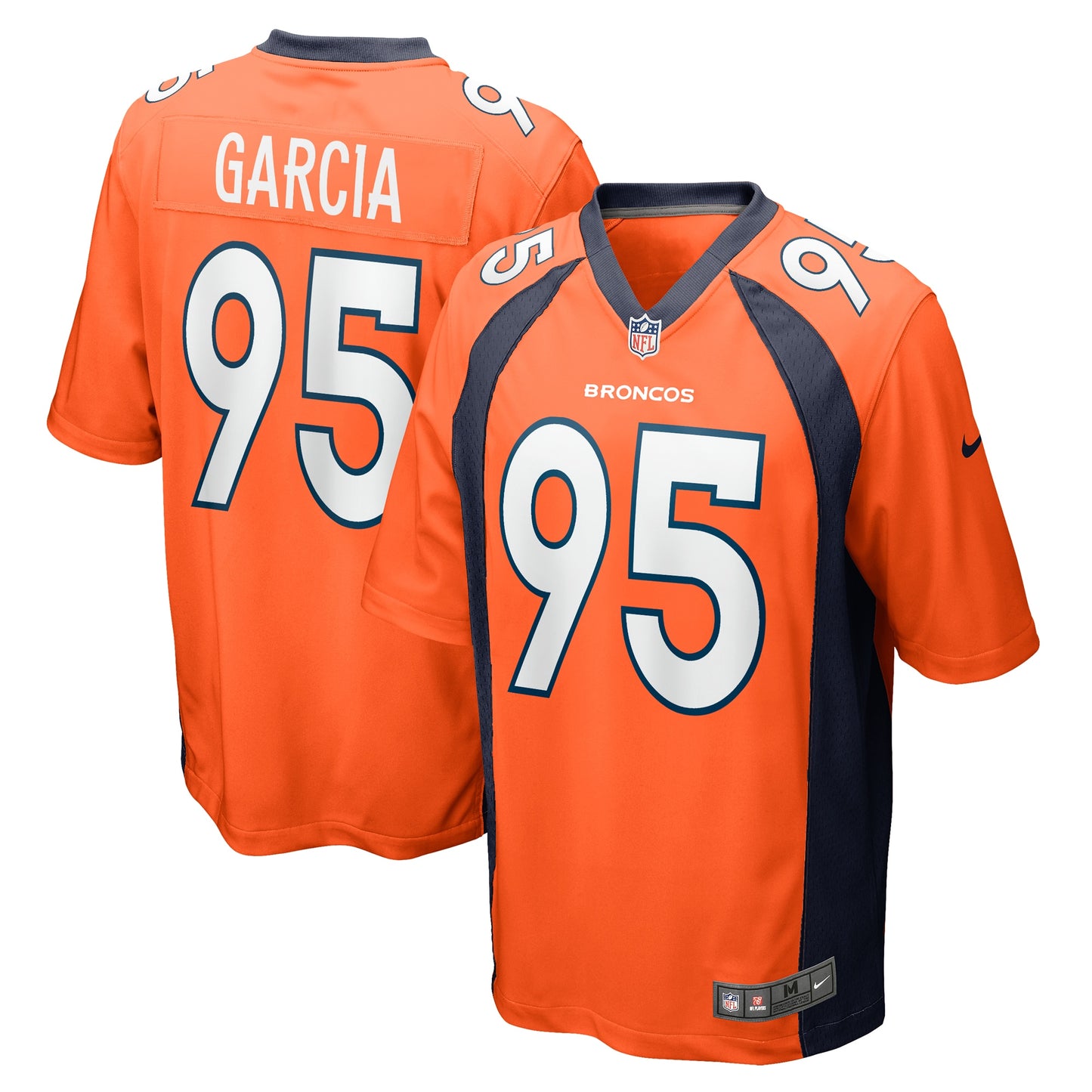 Elijah Garcia Denver Broncos Nike Team Game Jersey -  Orange