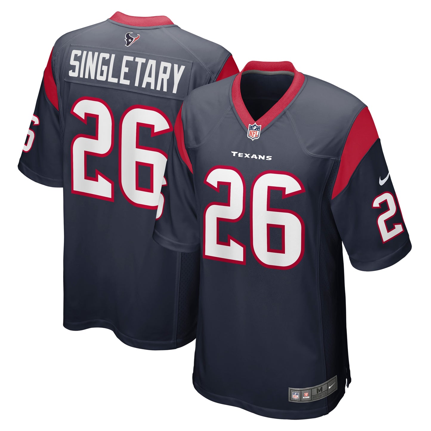 Devin Singletary Houston Texans Nike Team Game Jersey - Navy