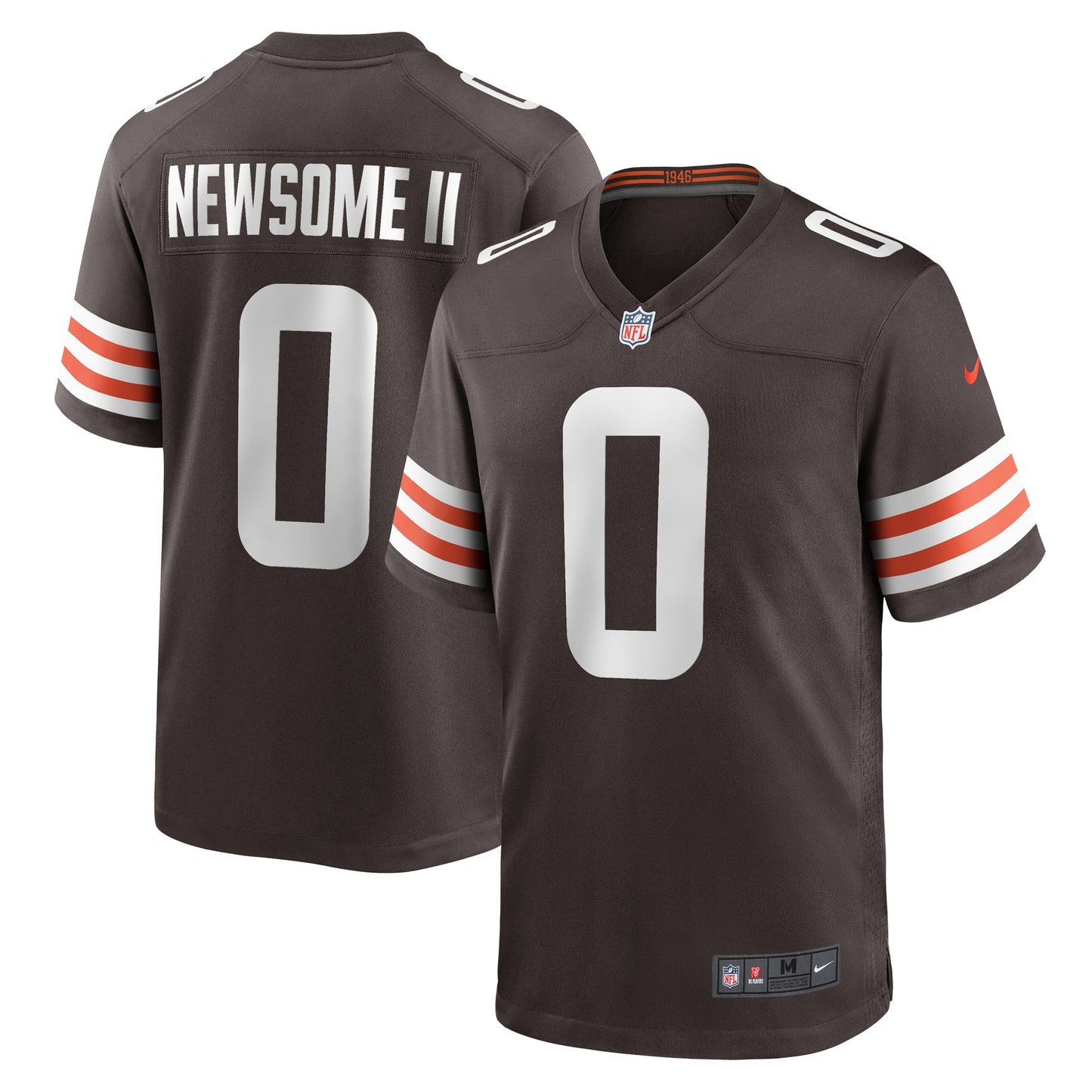 Greg Newsome II Cleveland Browns Nike Team Game Jersey - Brown