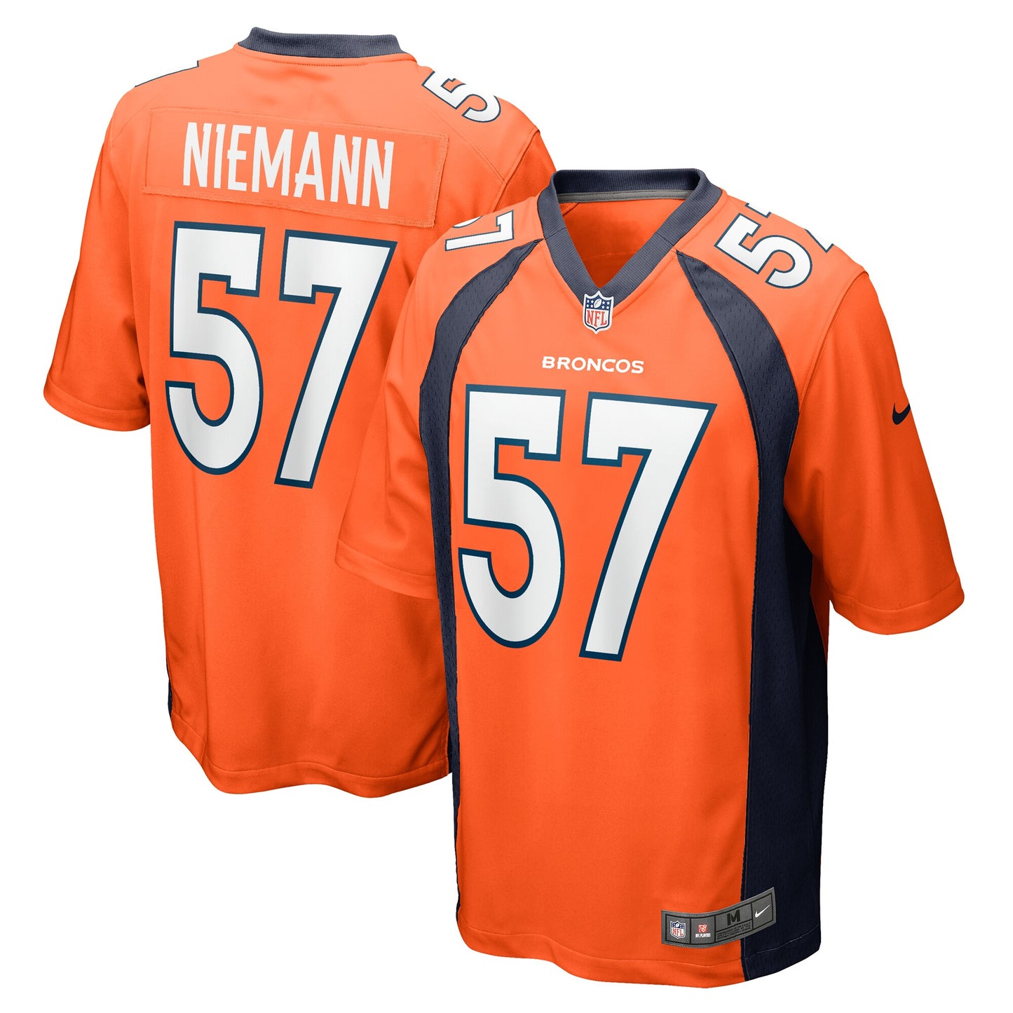 Ben Niemann Denver Broncos Nike Team Game Jersey -  Orange
