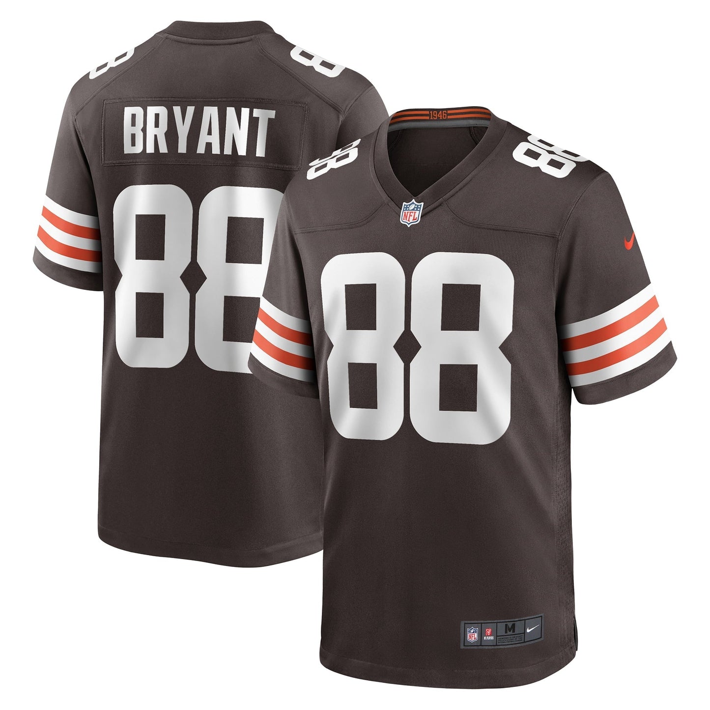 Men's Nike Harrison Bryant Brown Cleveland Browns Game Jersey