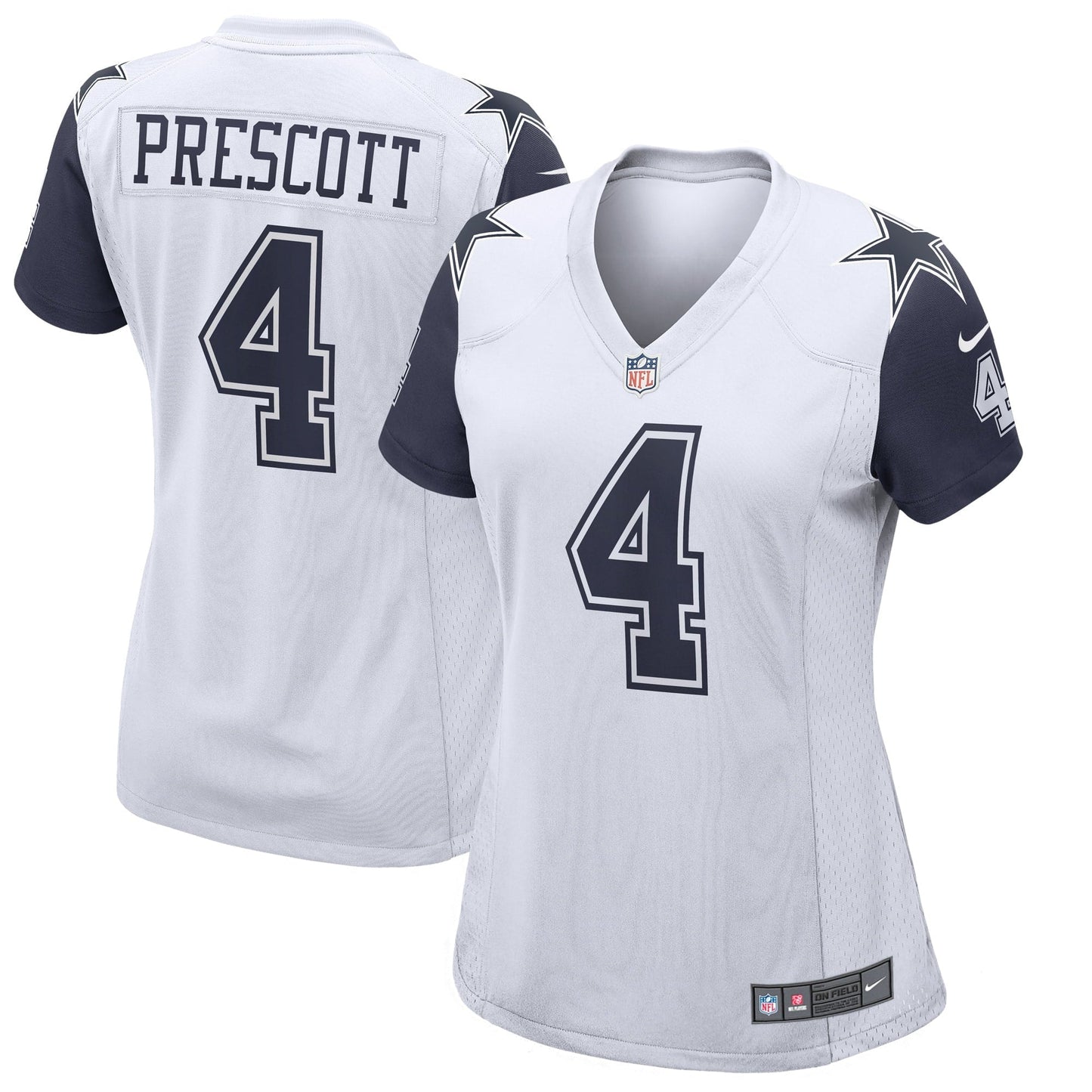 Women's Nike Dak Prescott White Dallas Cowboys Alternate Game Jersey