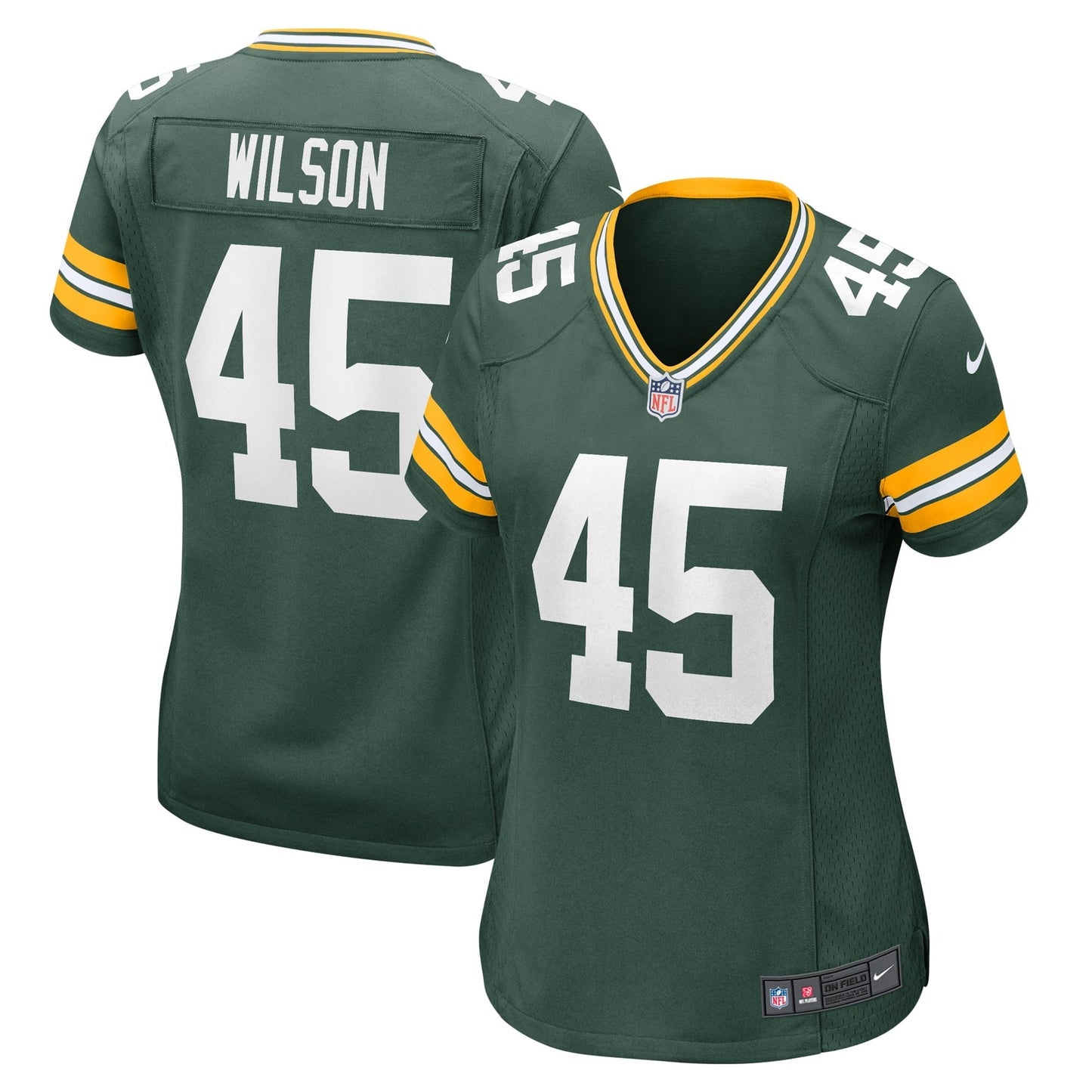 Women's Nike Eric Wilson Green Green Bay Packers Home Game Player Jersey