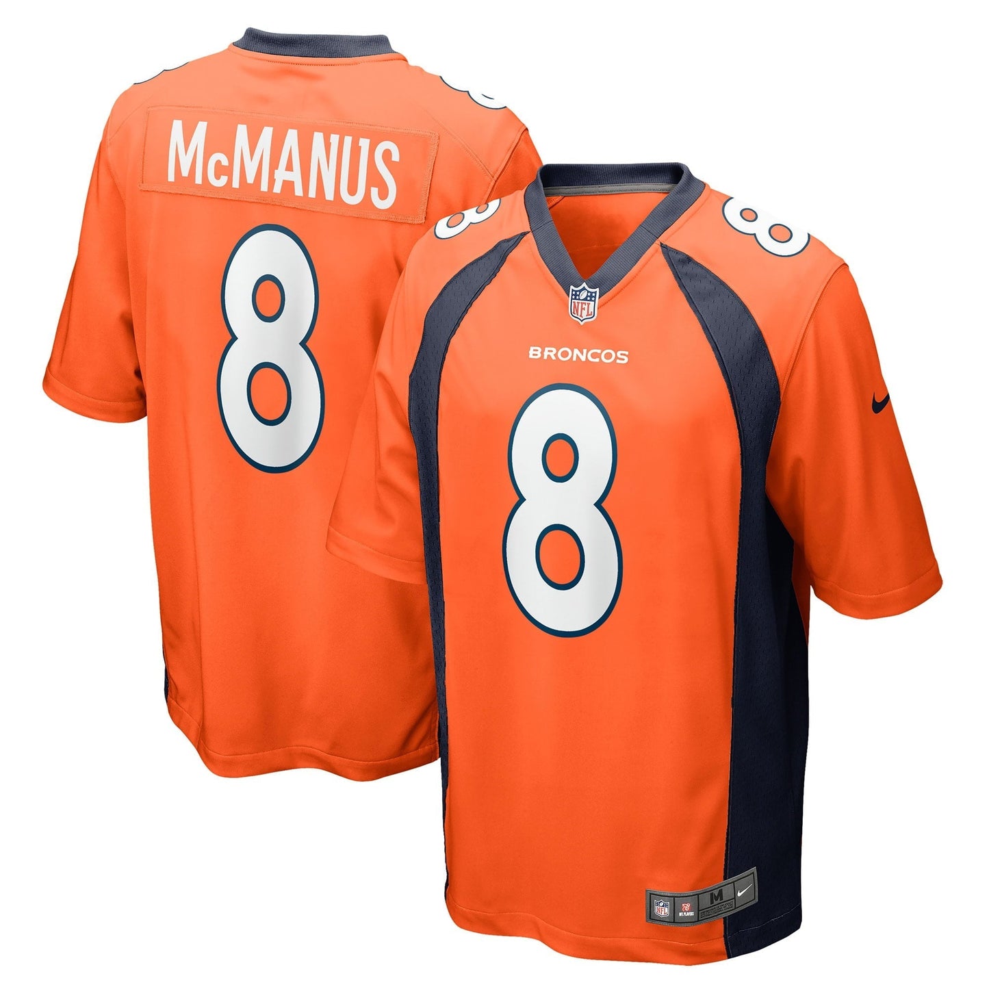 Men's Nike Brandon McManus Orange Denver Broncos Game Jersey