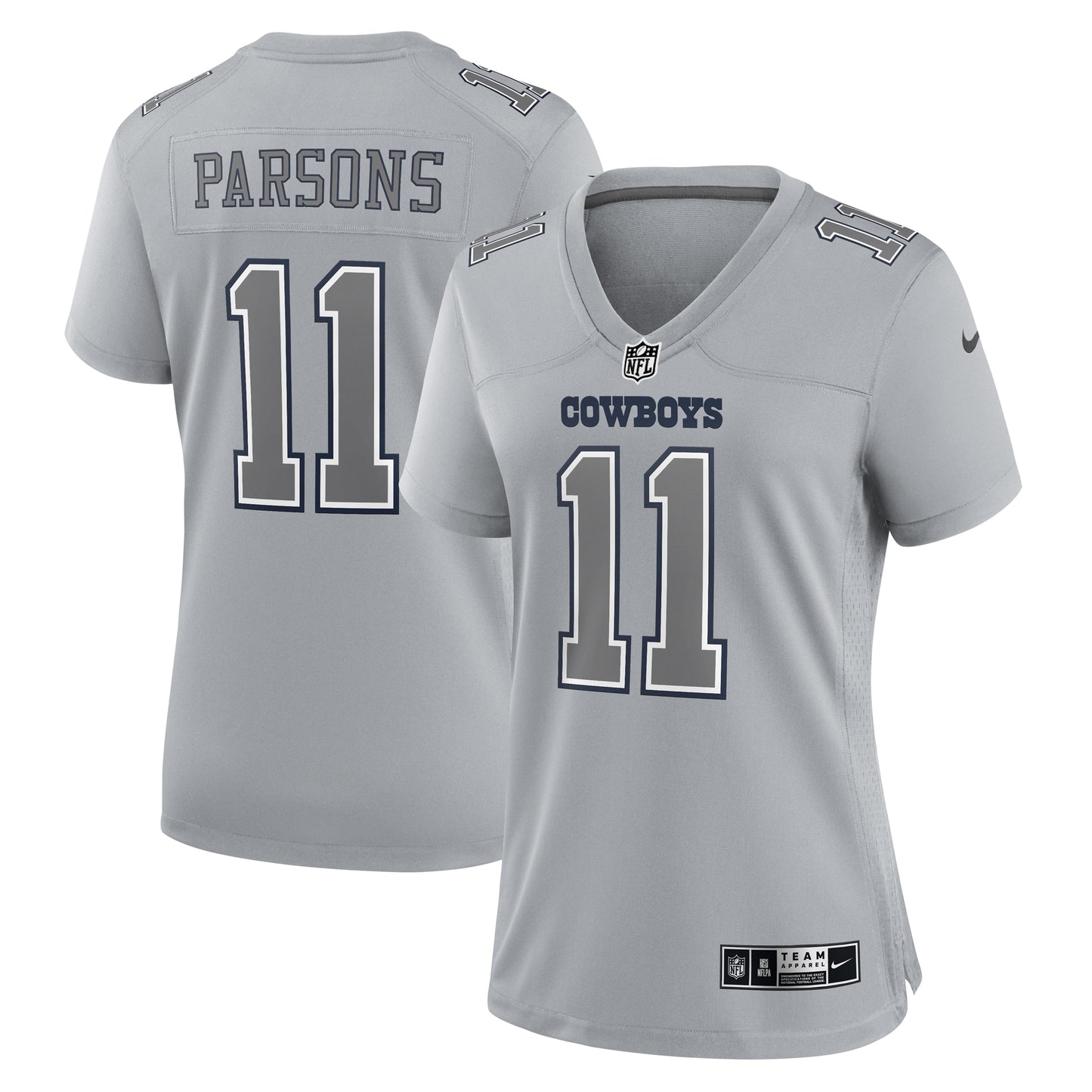 Micah Parsons Dallas Cowboys Nike Women's Atmosphere Fashion Game Jersey - Gray