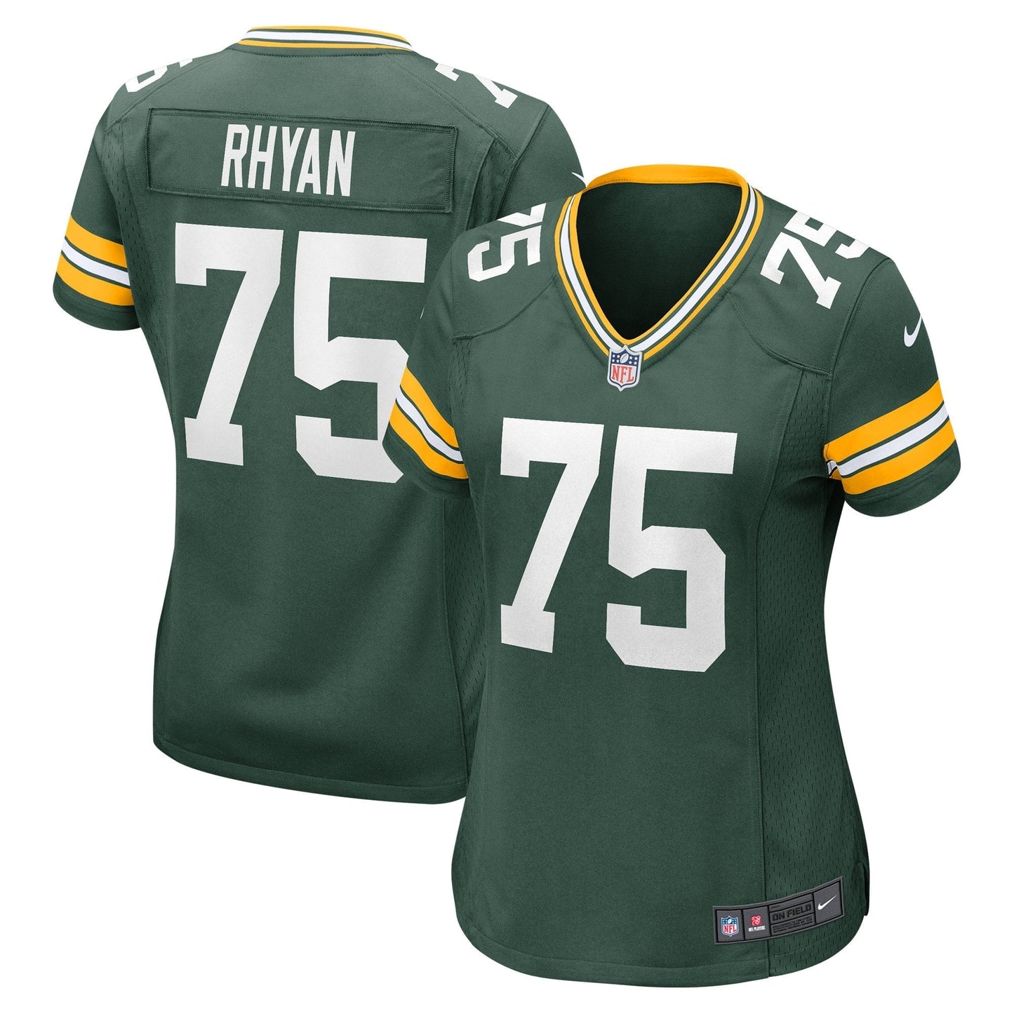 Women's Nike Sean Rhyan Green Green Bay Packers Player Game Jersey