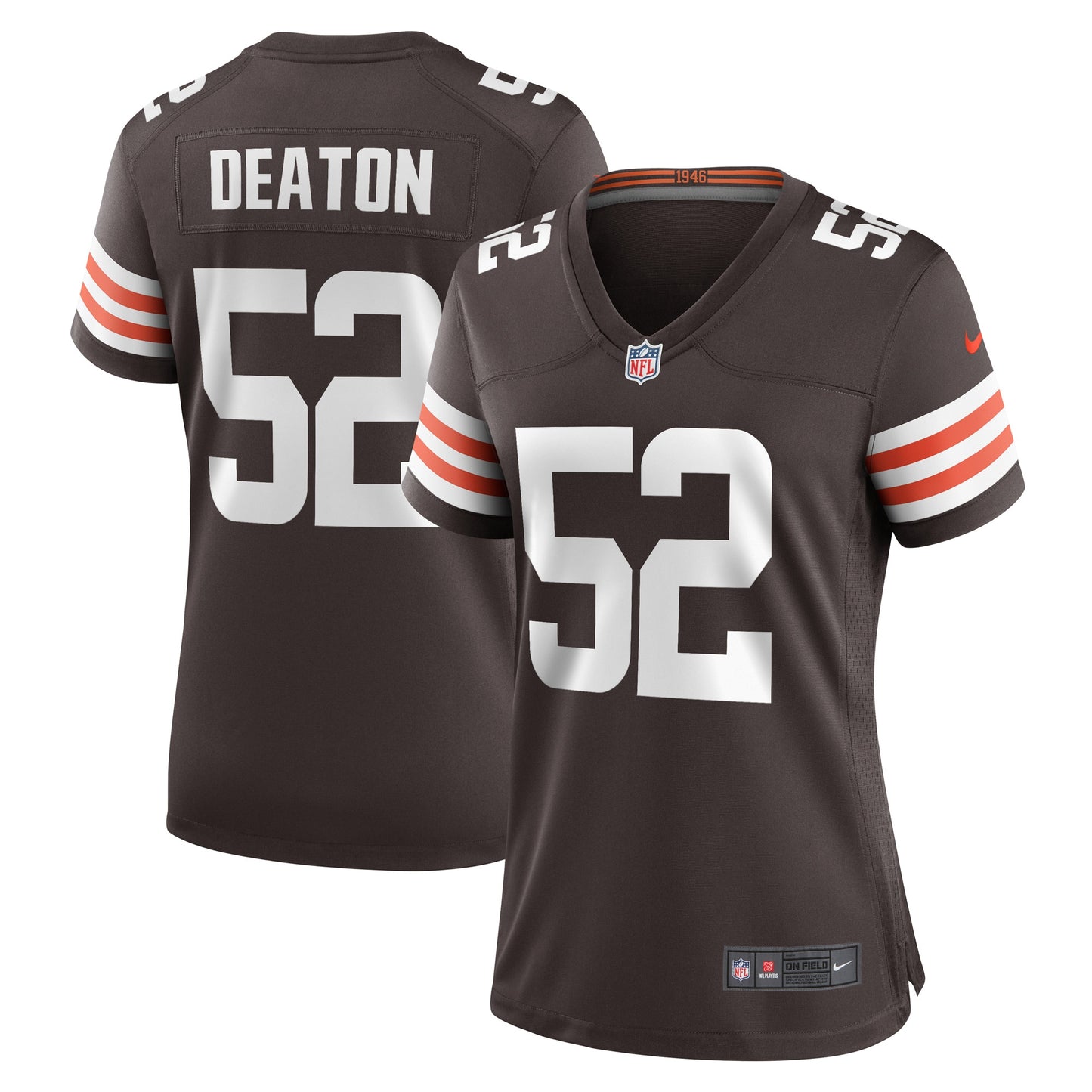 Dawson Deaton Cleveland Browns Nike Women's Game Player Jersey - Brown