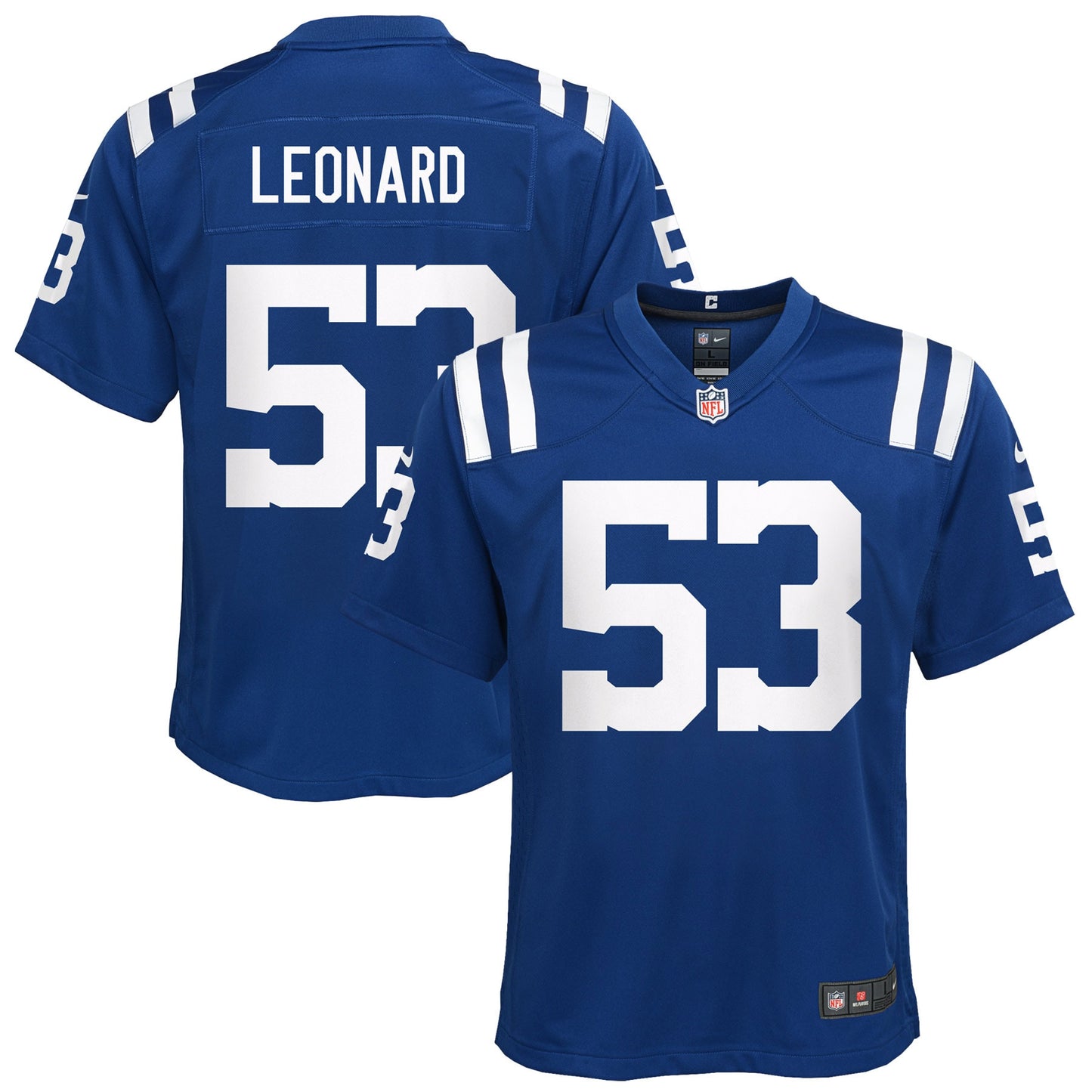 Shaquille Leonard Indianapolis Colts Nike Youth Game Jersey - Royal