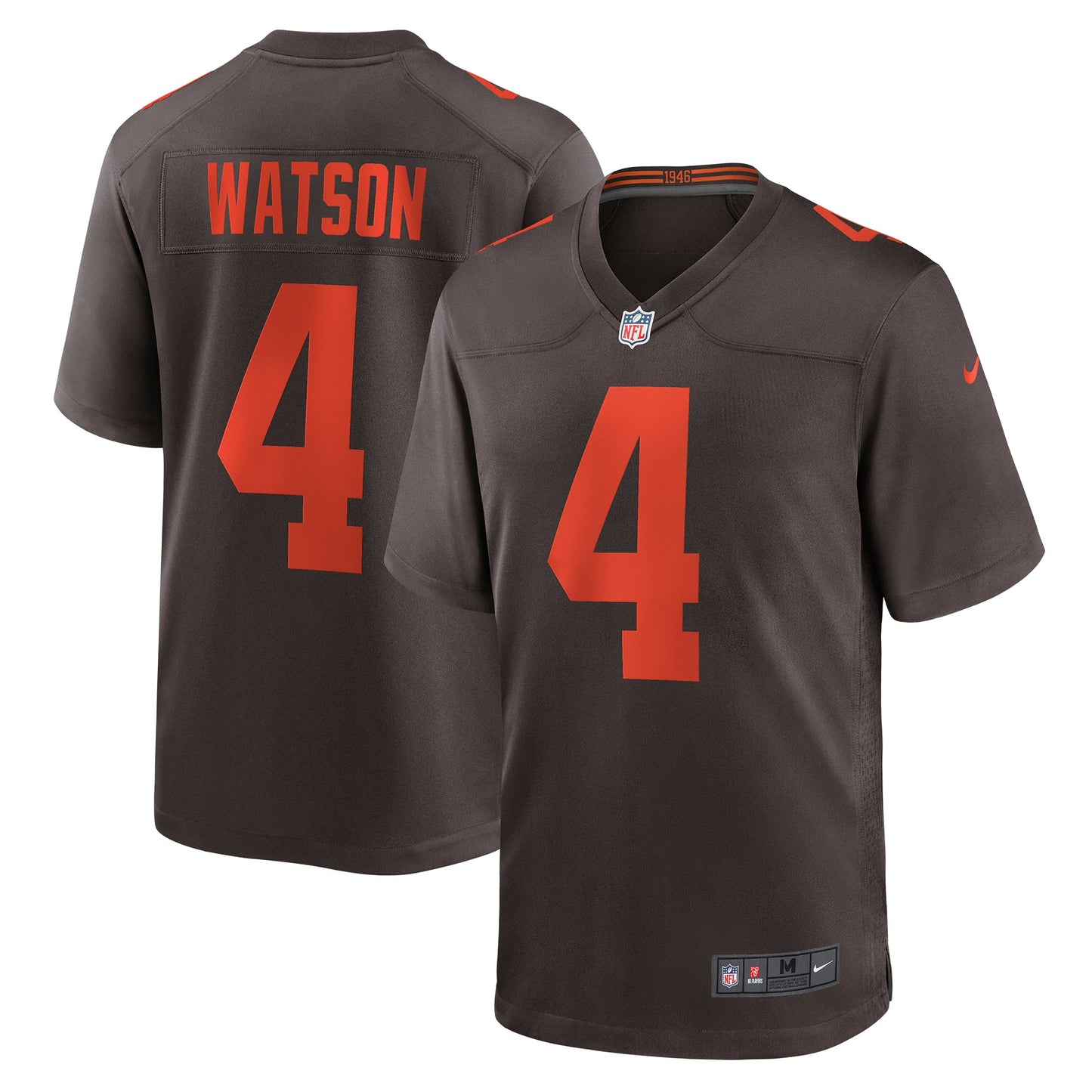 Deshaun Watson Cleveland Browns Nike Alternate Game Jersey - Brown