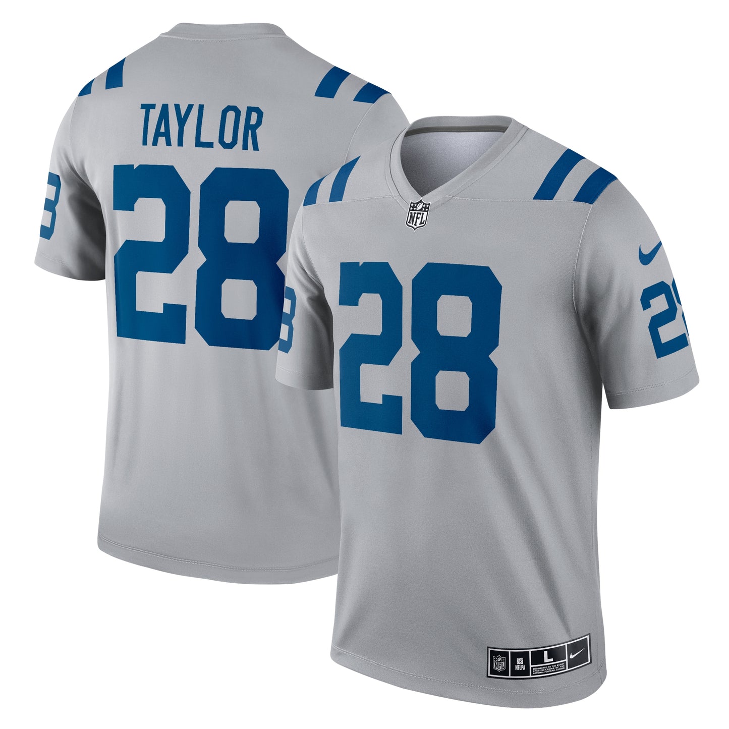Jonathan Taylor Indianapolis Colts Nike Inverted Legend Jersey - Gray