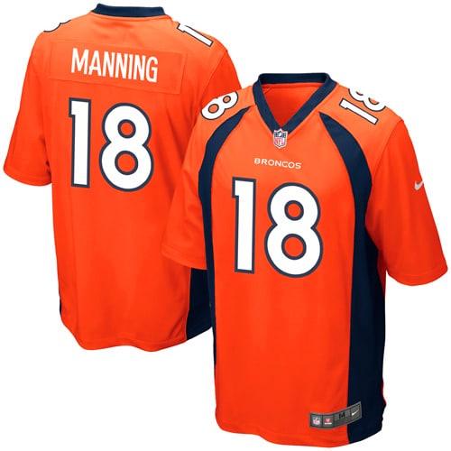 Peyton Manning Denver Broncos Nike Youth Team Color Game Jersey - Orange