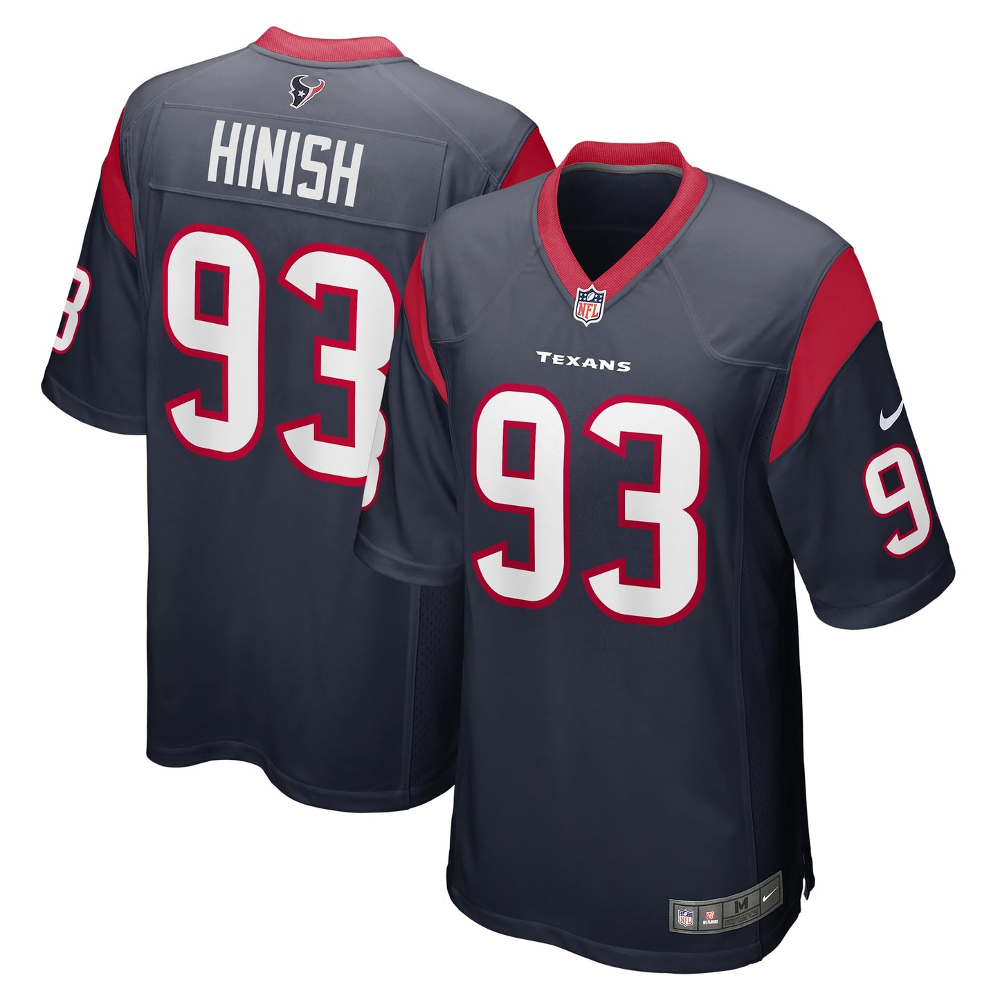 Kurt Hinish Houston Texans Nike Game Player Jersey - Navy