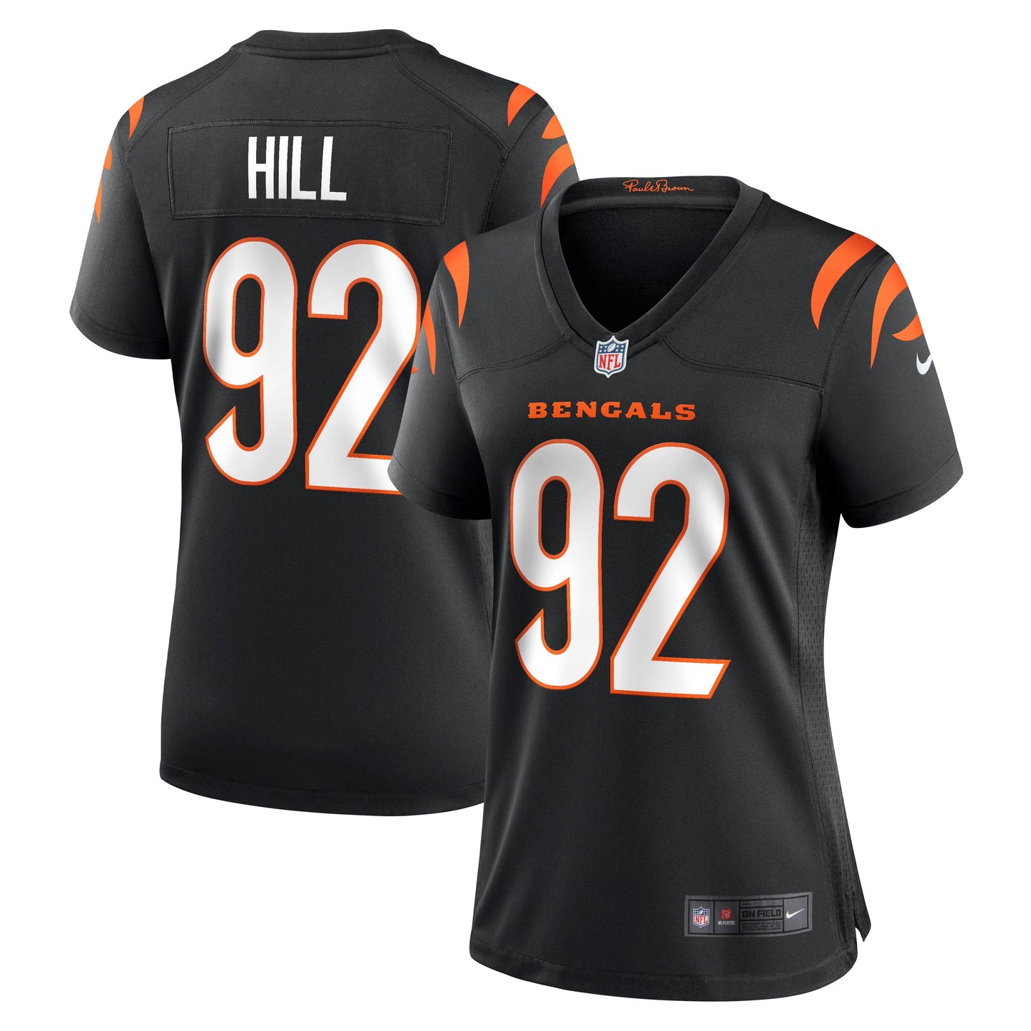 Women's Nike B.J. Hill Black Cincinnati Bengals Game Jersey